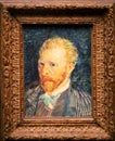 Vincent van gogh Self Portrait at Orsay Museum in Paris